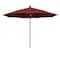 California Umbrella 11' Black Aluminum Market Patio Umbrella, Sunbrella Henna 194061333266 - alternate 1